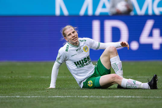 Hammarbys Gustav Ludwigson deppar