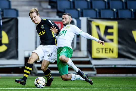 s Saku Ylätupa och Hammarbys Mohanad Jeahze