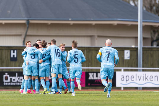 Djurgårdens spelare jublar