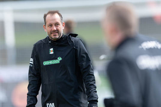 Varbergs assisterande tränare Danijel Milovanovic före