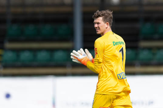 Varbergs målvakt August Strömberg