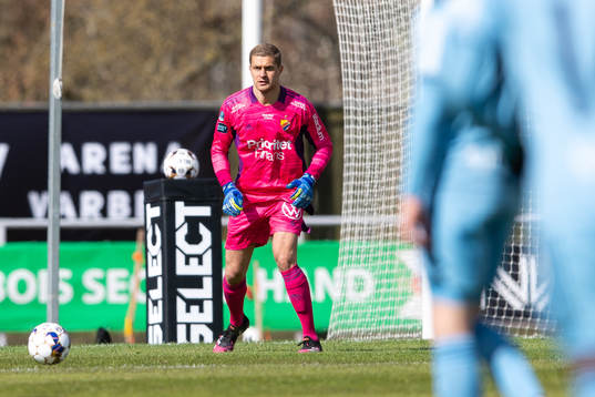 Djurgårdens målvakt Aleksandr Vasyutin