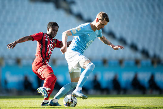 Östersunds Frank Arhin och Malmö FFs Sören Rieks