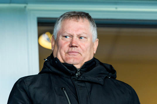 Malmö FFs ordförande Anders Pålsson på läktaren
