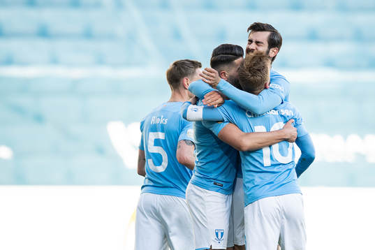 Malmö FFs Adi Nalic jublar