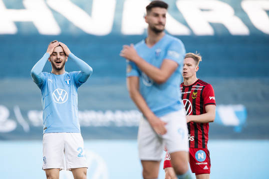 Malmö FFs Adi Nalic deppar