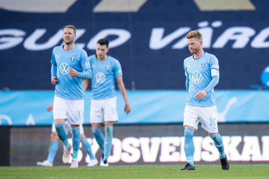 Malmö FFs Anders Christiansen deppar
