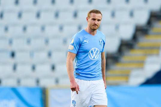 Malmö FFs Franz Brorsson deppar