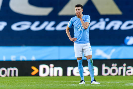 Malmö FFs Anel Ahmedhodzic deppar