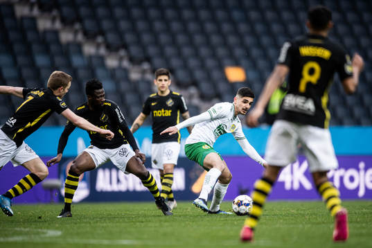 s Erick Otieno och Hammarbys Aimar Sher