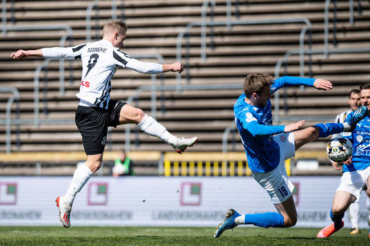 Landskronas Linus Olsson gör 1-1