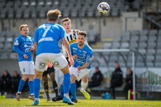 Landskronas Filip Olsson och Akropolis Panajotis Dimitriadis