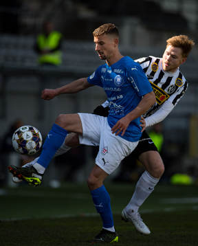 Akropolis Lamine Nekrouf och Landskronas Dennis Olofsson