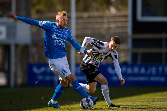 Akropolis Sotirios Nikopoulos och Landskronas Kevin Jensen