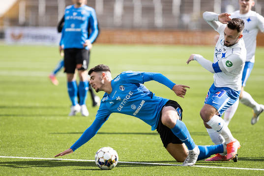 Halmstads Edvin Kurtulus och IFK Norrköpings Sead