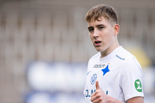 IFK Norrköpings Isak Bergmann Johannesson  jublar