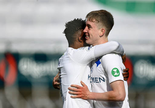 IFK Norrköpings Samuel Adegbenro och Isak Bergmann