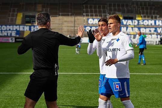 IFK Norrköpings Jonathan Levi och Marco Lund Nielsen
