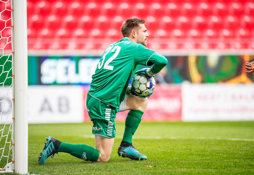 Kalmars målvakt Lucas Hägg Johansson