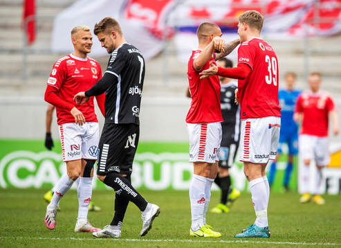 Kalmars Rasmus Sjöstedt, Douglas Bergqvist och Lars Saetra