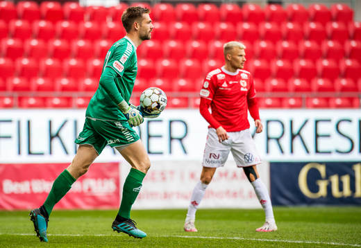 Kalmars målvakt Lucas Hägg Johansson