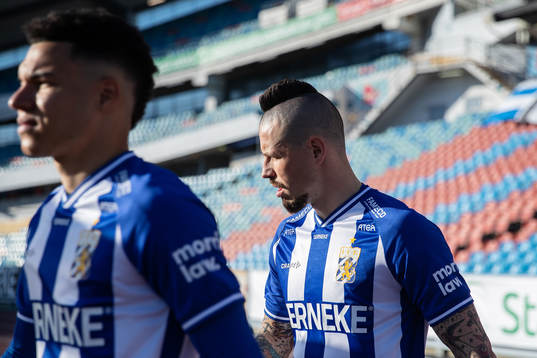 IFK Göteborgs Alexander Jallow och Marek Hamsik