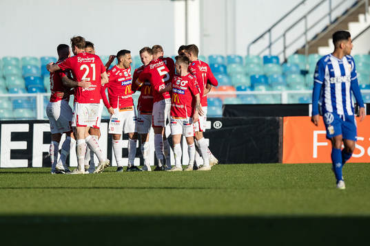 Degerfors Johan Bertilsson jublar