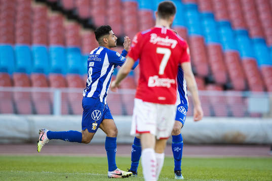 IFK Göteborgs Hosam Aiesh jublar
