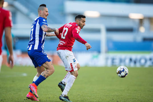 IFK Göteborgs Marek Hamsik och Degerfors Sargon Abraham