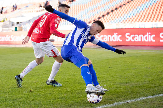 Degerfors Sargon Abraham och IFK Göteborgs Tobias Sana