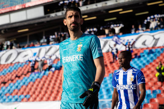 IFK Göteborgs målvakt Giannis Anestis innan