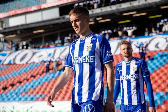 IFK Göteborgs Jesper Tolinsson innan fotbollsmatchen i