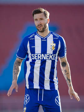 IFK Göteborgs Mattias Bjärsmyr på line up innan