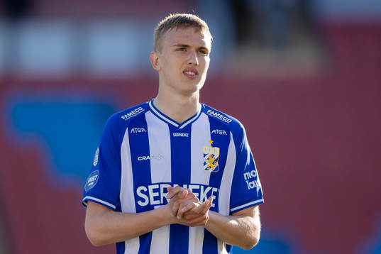 IFK Göteborgs Jesper Tolinsson på line up innan