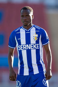 IFK Göteborgs Alhassan Yusuf på line up innan