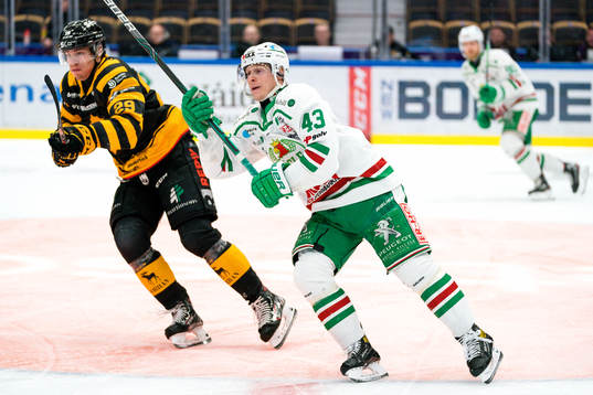 Skellefteås Albin Sundsvik och Rögles Olli Palola