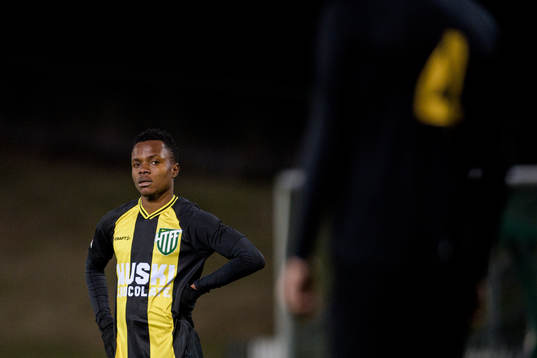 Hammarby TFFs Alfred Olatomi Olaniyan deppar
