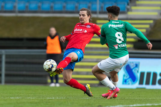Helsingborgs Andreas Landgren och Jönköpings Moustafa