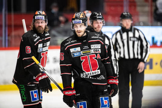 Örebros Stefan Warg  och Emil Larsson