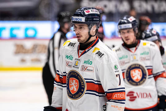 Växjös Hardy Häman Aktell och Joel Persson deppar