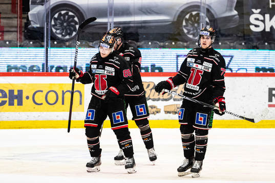 Örebros Joonas Rask och Oliver Eklind deppar