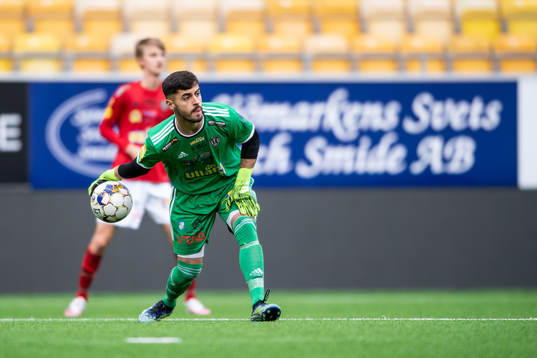 Falkenbergs målvakt Nadeem Omar