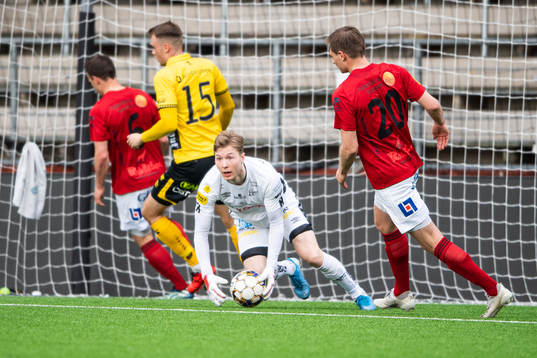 Elfsborgs målvakt Mathias Dyngeland