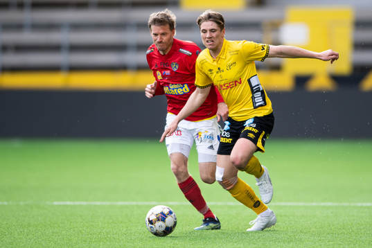 Falkenbergs Karl Söderström och Elfsborgs Oliver Zandén