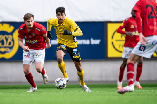 Falkenbergs Linus Dahl och Elfsborgs Ahmed Qasem