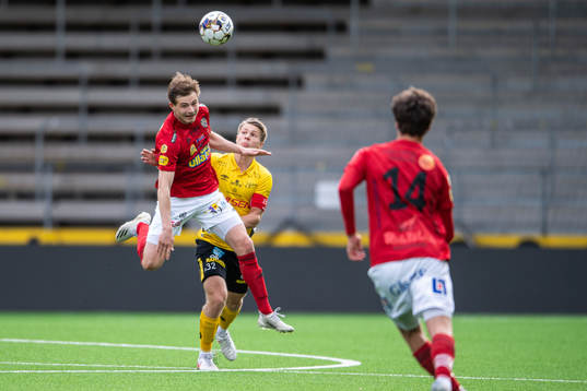 Falkenbergs Linus Dahl och Elfsborgs Gustav Broman