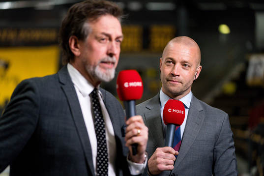 Cmores expert Johan Tornberg och kommentator Åke Unger