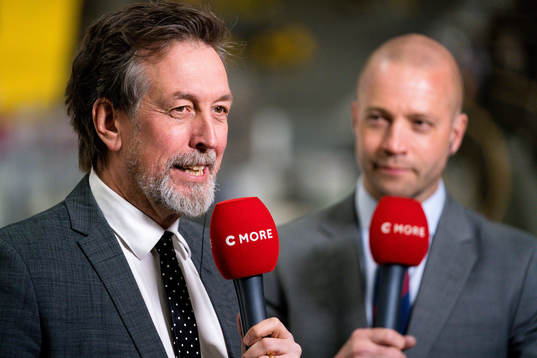 Cmores expertkommentator Åke Unger och experten Johan