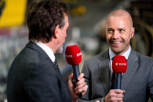 Cmores expert Johan Tornberg och kommentator Åke Unger