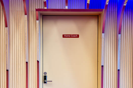 General interior view of the players tunnel at Ullevaal